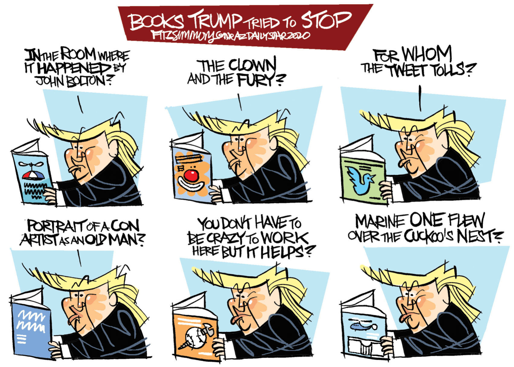 Daily Fitz Cartoon: Bolton's book